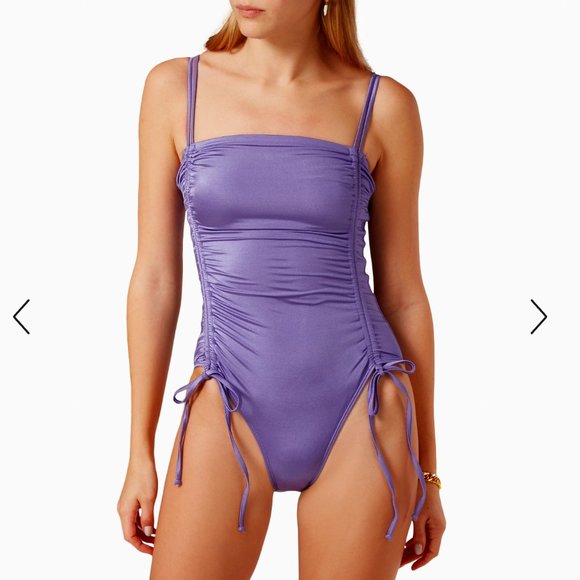 NWT GOOD AMERICAN SHINE ONE-PIECE SWIMSUIT [size small] - Picture 1 of 5